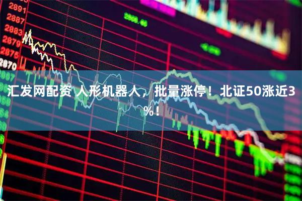 汇发网配资 人形机器人，批量涨停！北证50涨近3%！