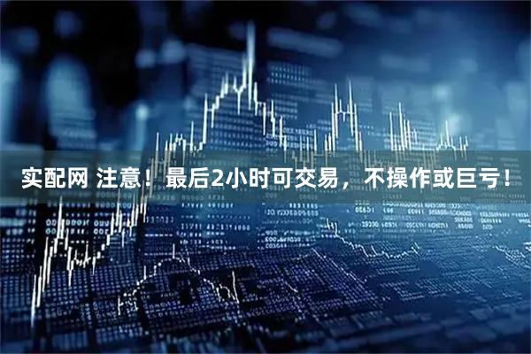 实配网 注意！最后2小时可交易，不操作或巨亏！